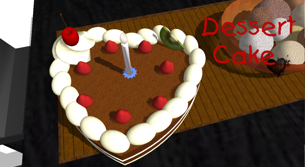 [MMD] Dessert Cake DL