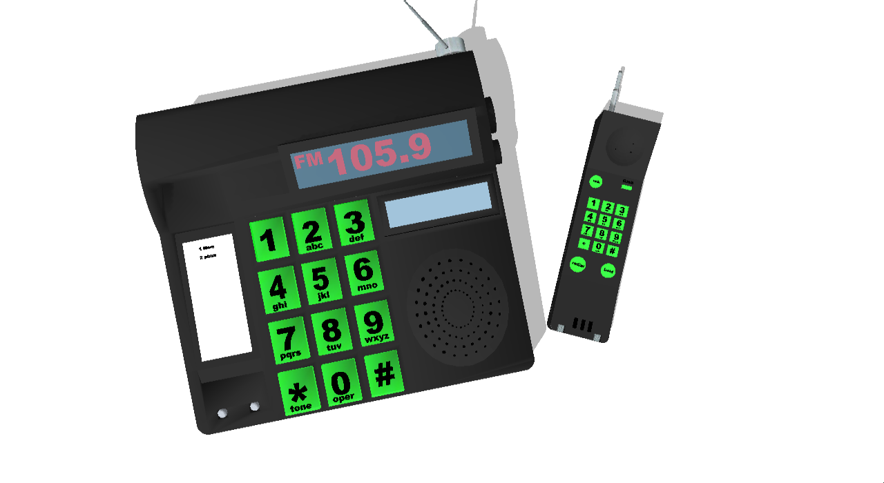 [MMD] 80's Cordless Phone DL by OniMau619 on DeviantArt