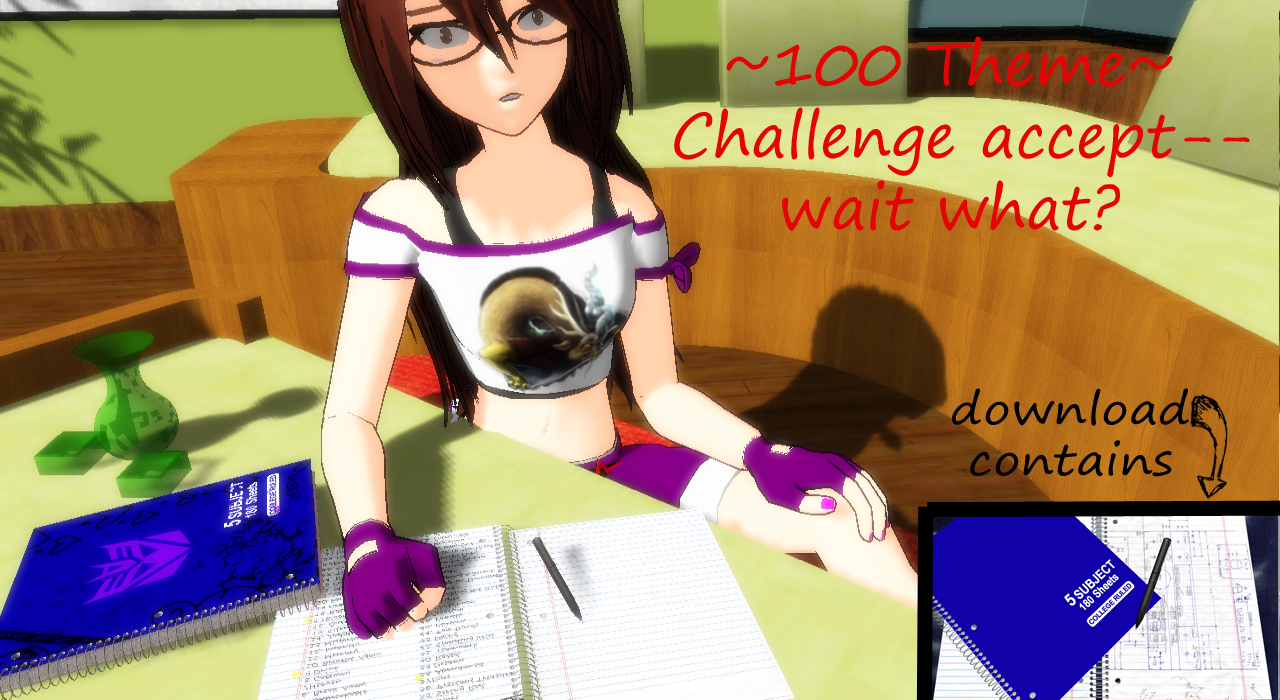 [MMD] Notebook and Livescribe Pen DL by OniMau619 on DeviantArt