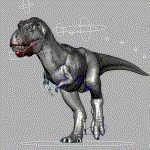 T.rex walk cycle