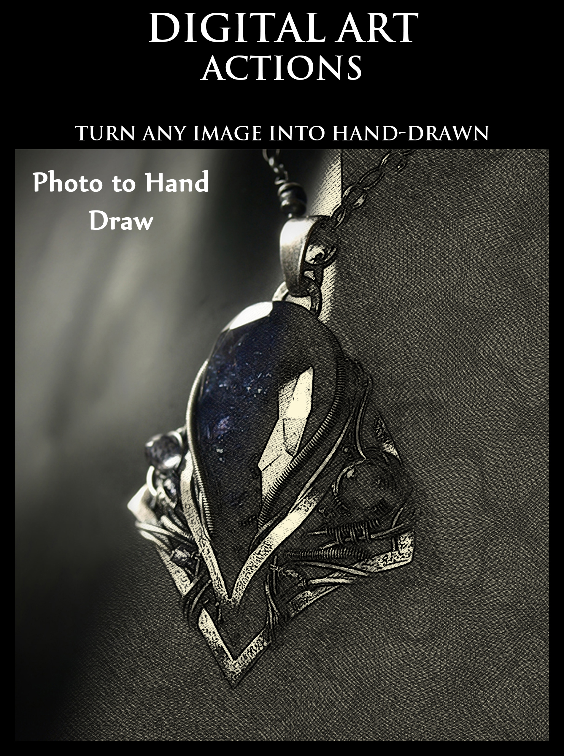 photo into hand draw