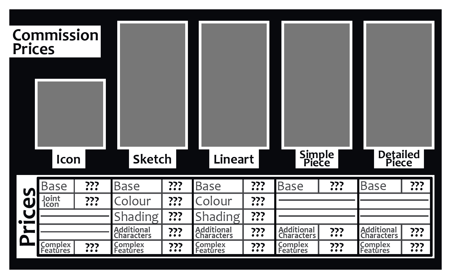 commission-price-sheet-template