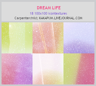 Dream Life -100x100icontextures (Kakapum@lj)