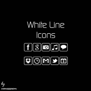White Line Icons