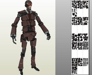 Papercraft : Robot SPY Full Model