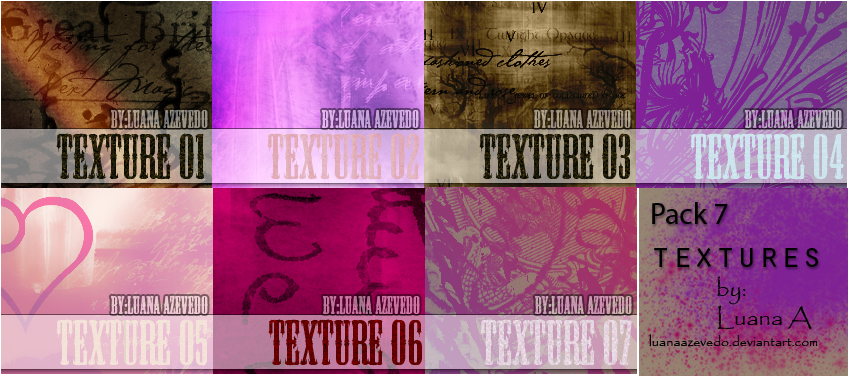 Pack 7 textures