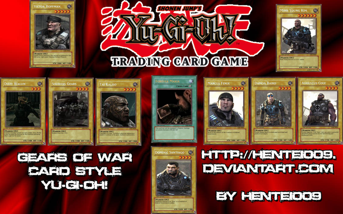 Gears of War Card Game Part 1 by hentei009 on DeviantArt
