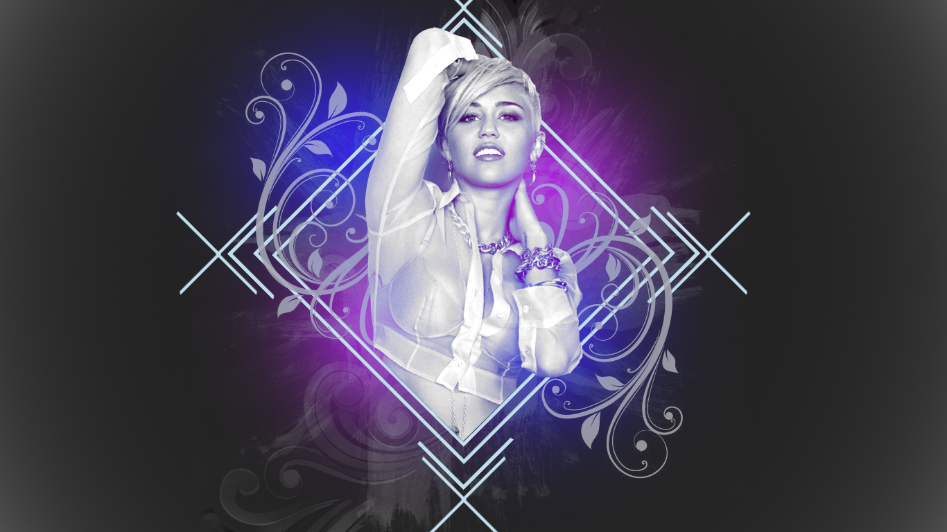 Miley Cyrus wallpaper PSD