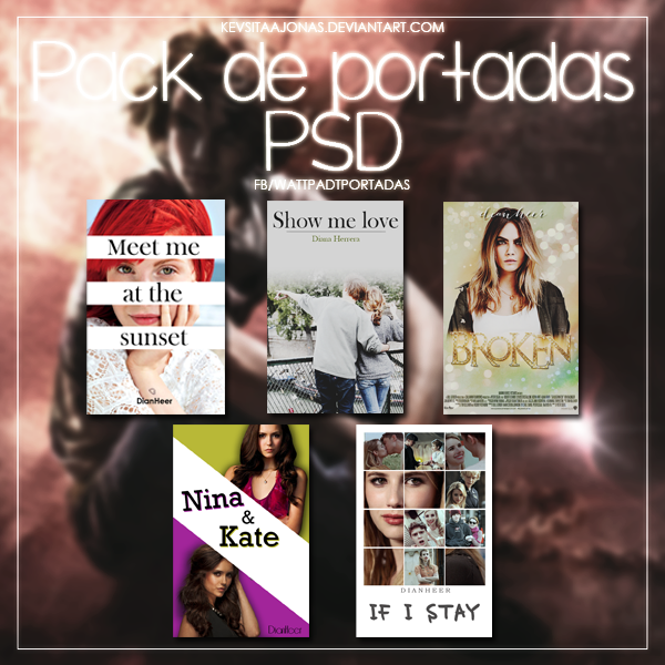 Pack: Portadas para Wattpad en PSD by KevsitaaJonas on DeviantArt