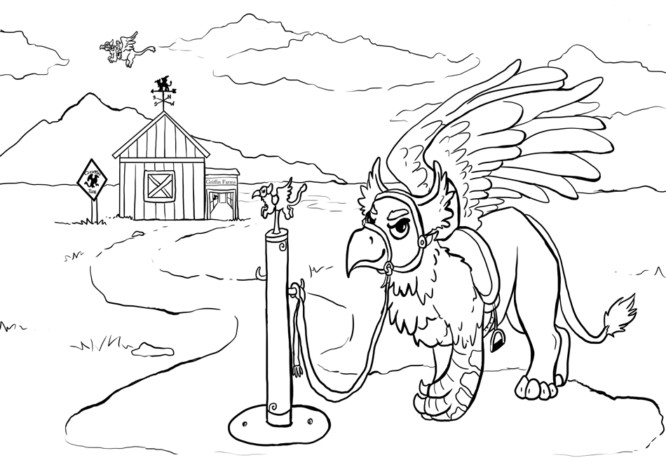 Griffin Farms: Lineart Contest