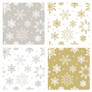 Silver and Gold Flake Patterns