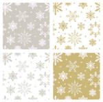 Silver and Gold Flake Patterns