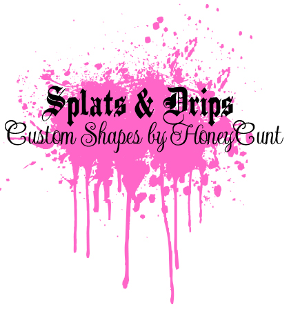 Splats N Drips_Custom Shapes