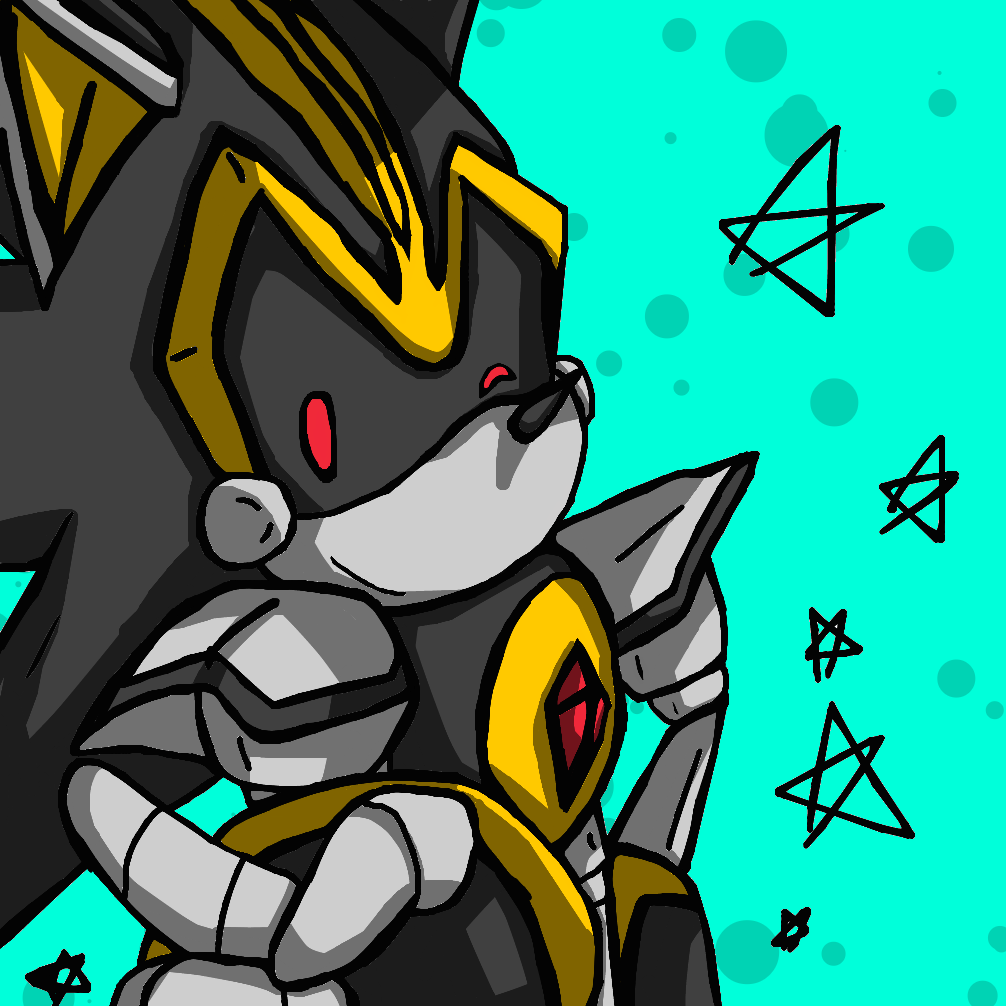 coloring page 6 - Shard the Metal Sonic by Xaolin26 on DeviantArt