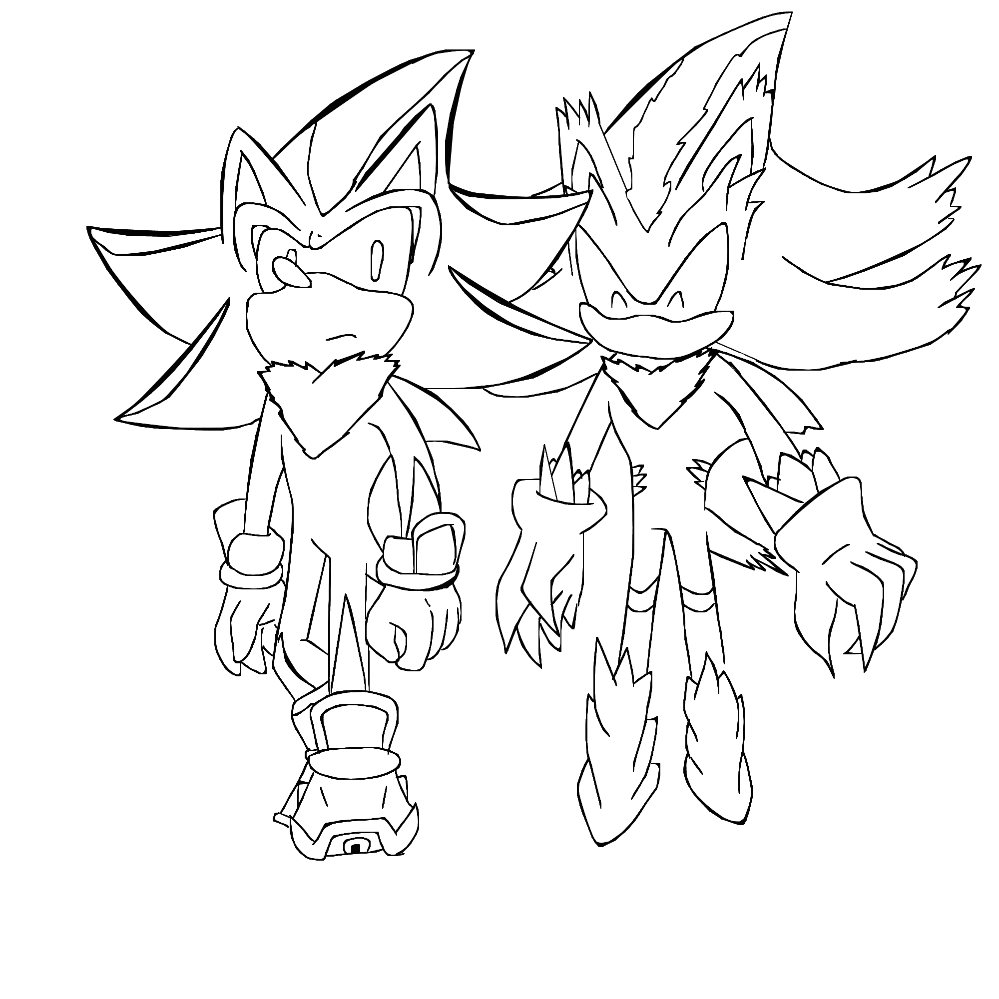 Shadow and Mephiles by Shardmetalsonic on DeviantArt