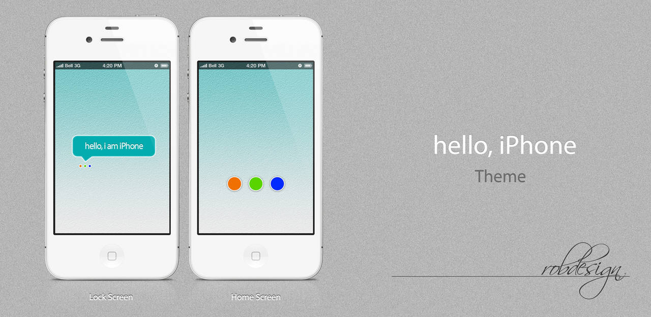 Hello Iphone Theme Wallpaper 640x960 By Robdesign2 On Deviantart