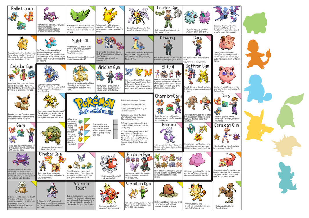 Pokemon Drinking Game By Rick223 On DeviantArt pokemon-drinking-game-by-rick223-on-deviantart