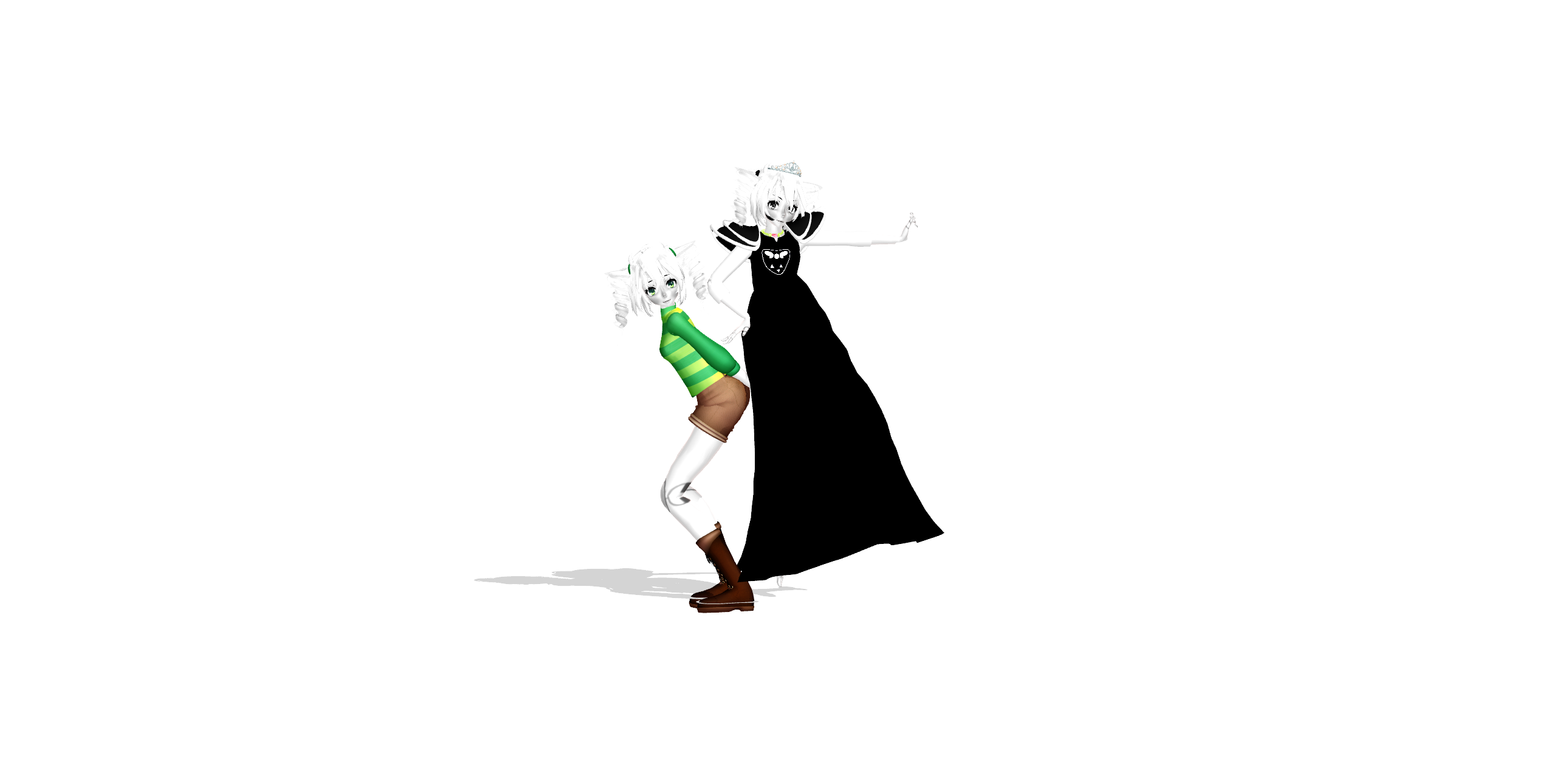 [MMD Undertale] Asriels {DL!} by KiwiCreative24 on DeviantArt