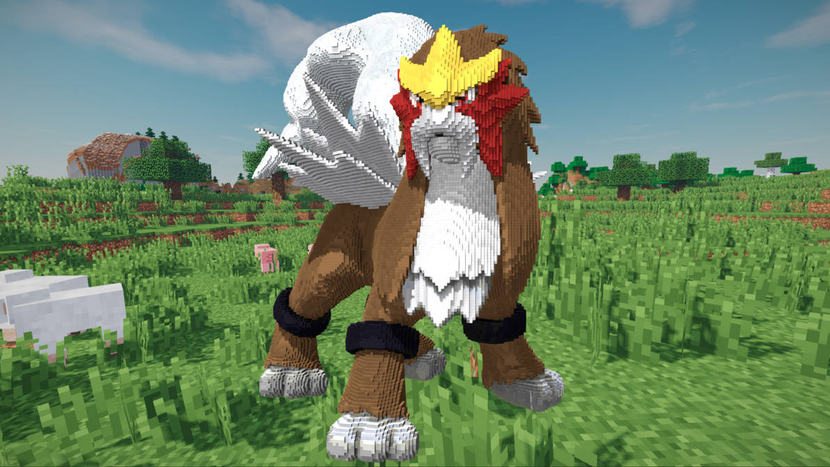 Minecraft Entei Build Schematic by inostupid on DeviantArt