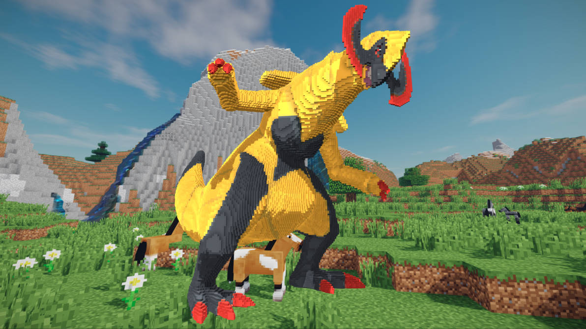 Minecraft Haxorus Build Schematic by inostupid on DeviantArt
