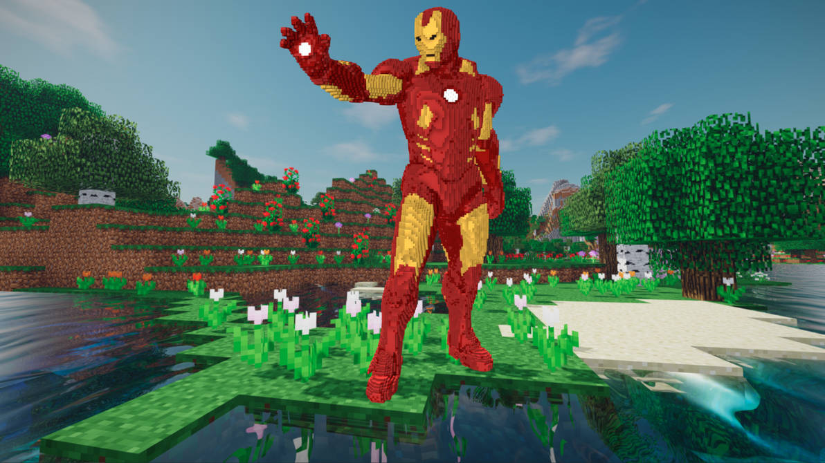Minecraft Iron Man Build Schematic by inostupid on DeviantArt
