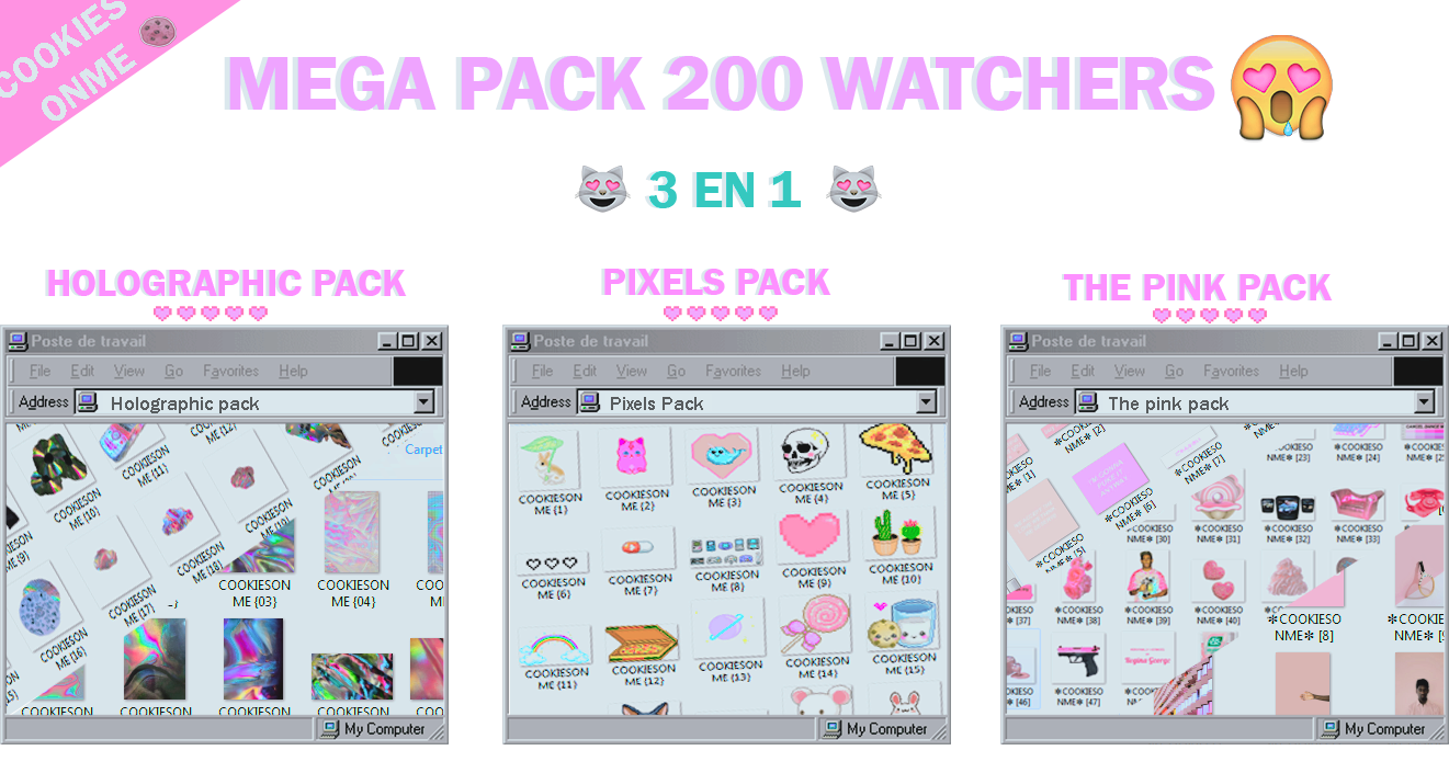 +/MEGAPACK 200 WATCHERS |GRACIASS