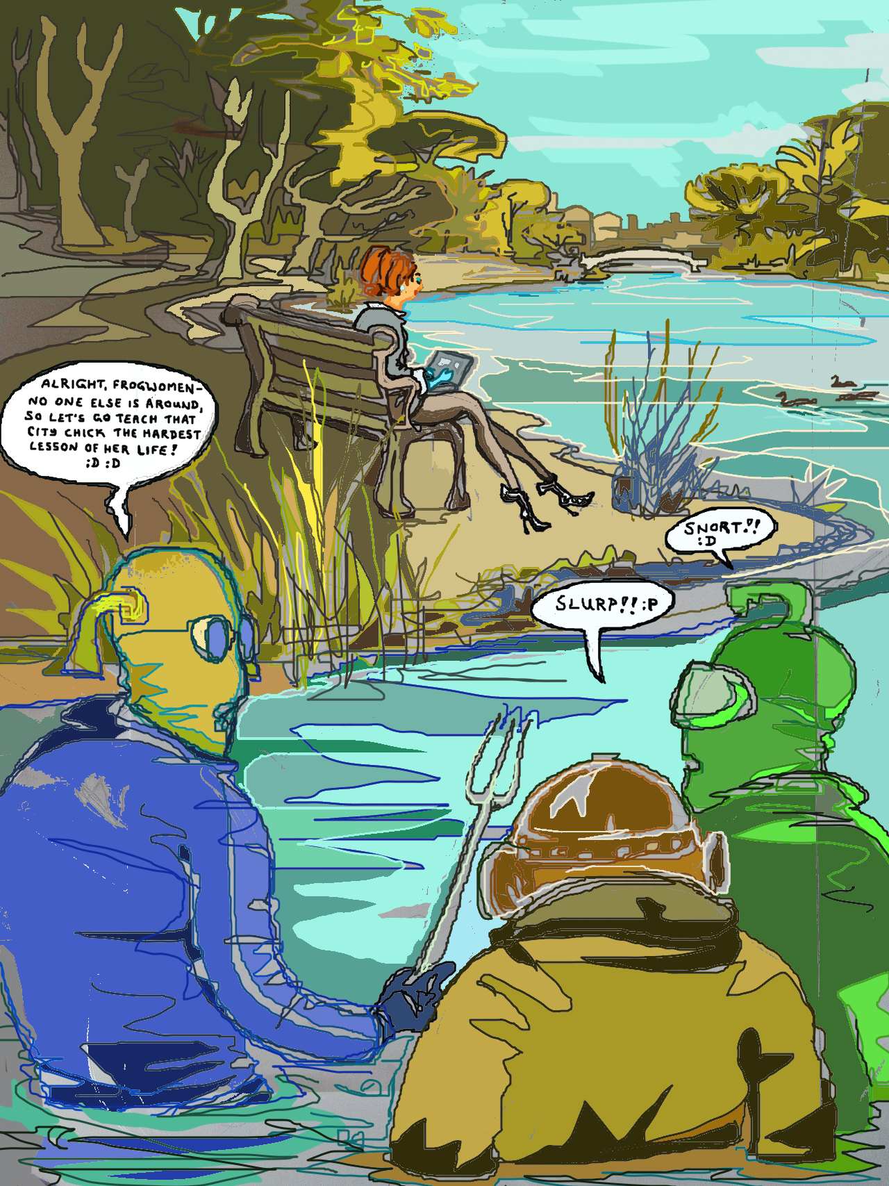 Mrs Fisher in The Duckpond Project Page 4 by Fredkaluppke on DeviantArt