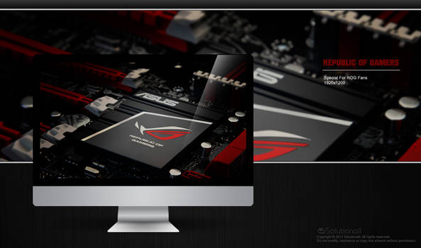 ROG Motherboard Wallpaper by solutionall