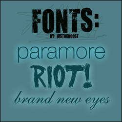 Paramore Fonts