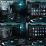 windows 7 theme blue glass (ultra dark)
