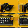 windows 7 theme yellow black