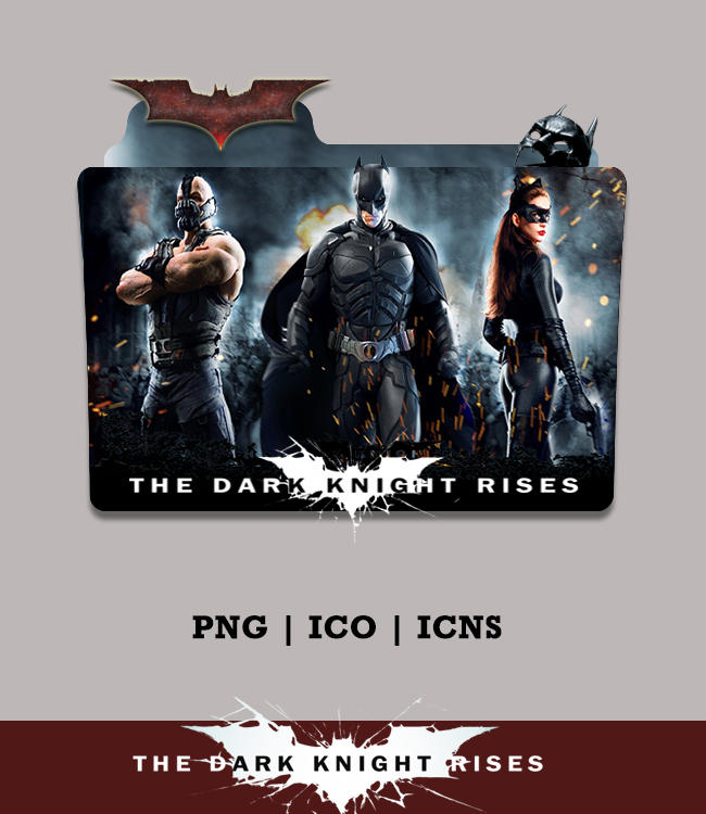 The Dark Knight Rises Folder Icon by Bl4CKSL4YER on DeviantArt