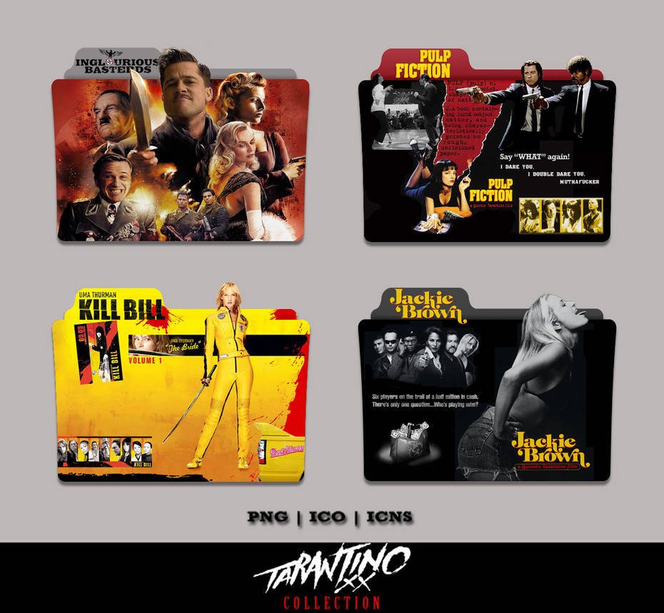 Tarantino Movie Folder Icon Collection Part 1 by Bl4CKSL4YER on DeviantArt