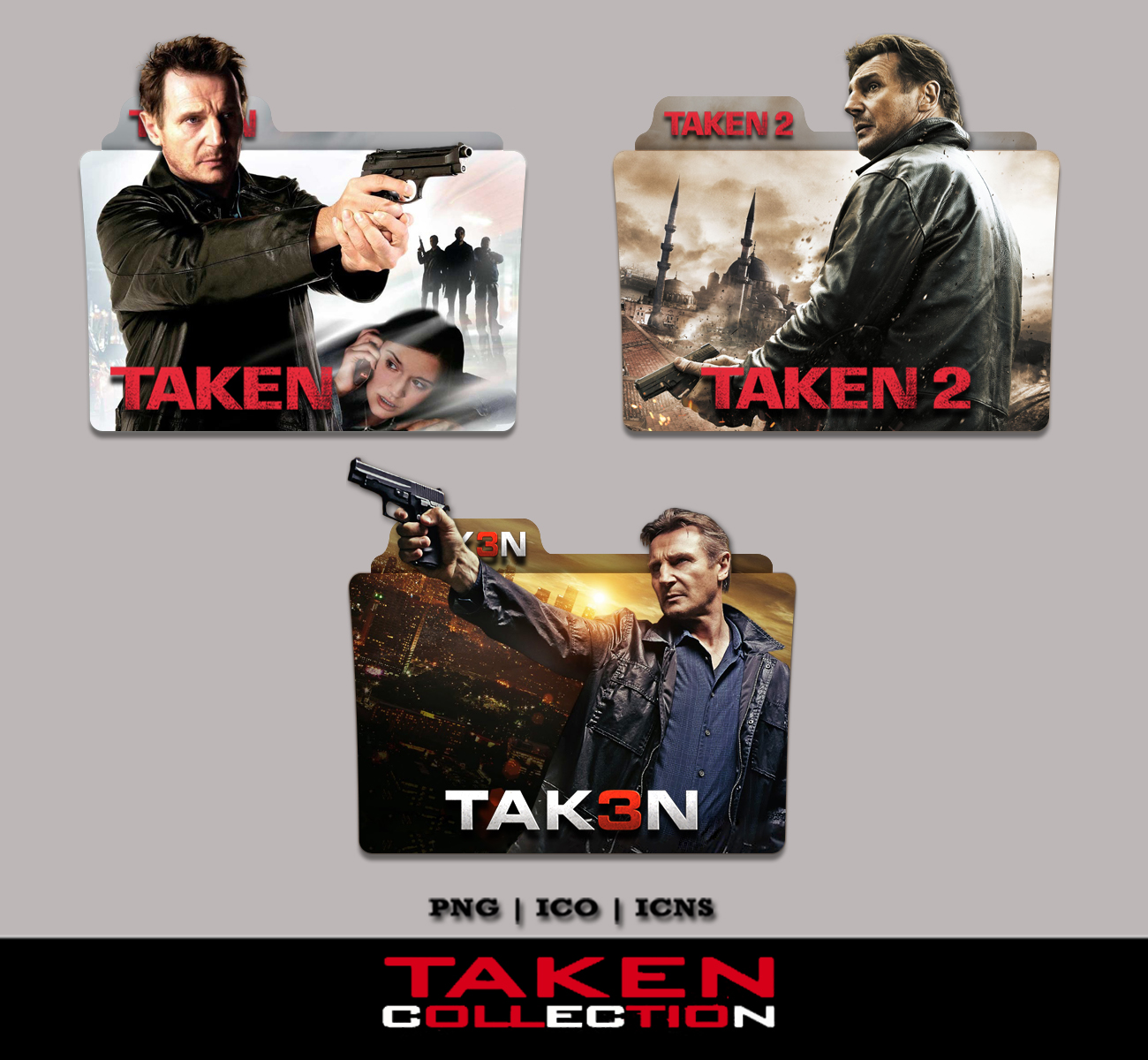 Taken Collection Folder Icon Pack by Bl4CKSL4YER on DeviantArt