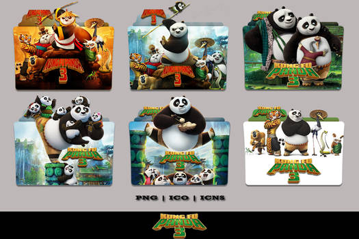 Kung Fu Panda 3 (2016) Folder Icon Pack