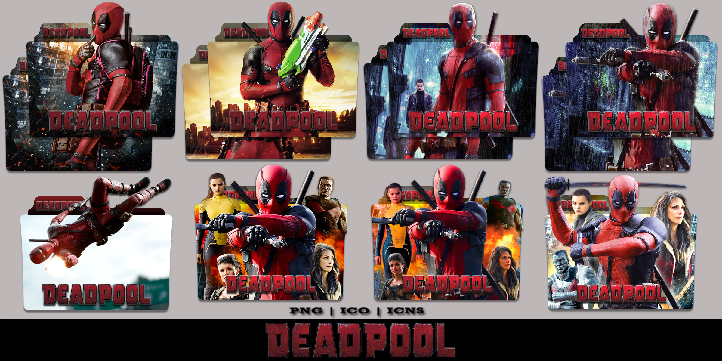 Deadpool (2016) Folder Icon Mega Pack