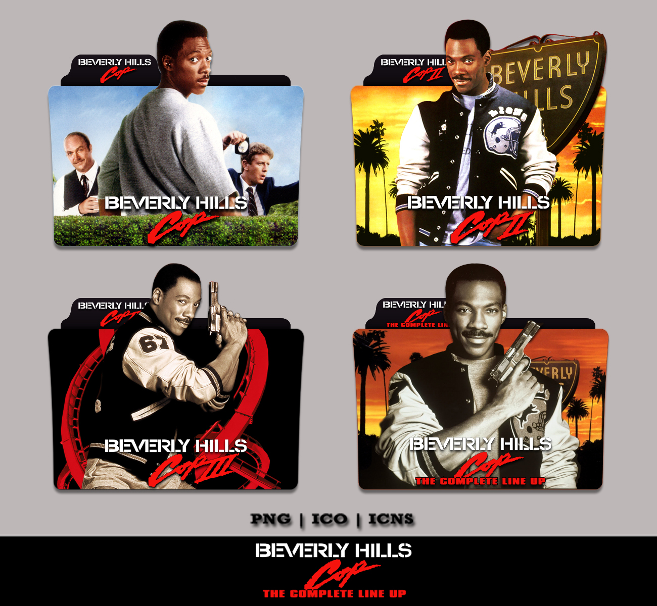 Beverly Hills Cop Collection Folder Icon Pack By Bl4cksl4yer On Deviantart
