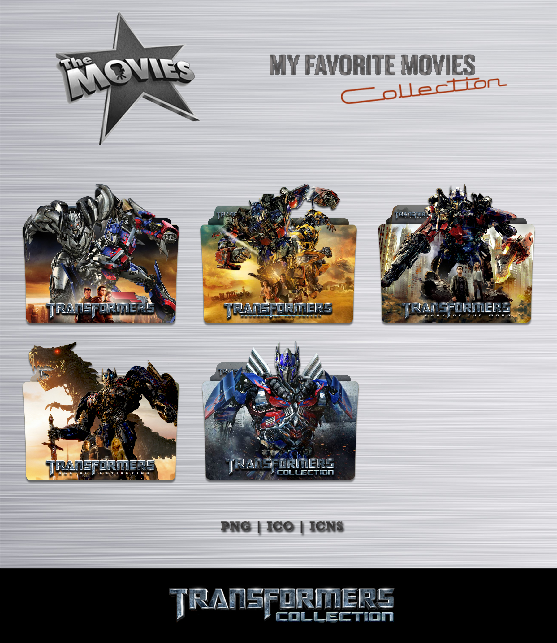 Transformers Movie Collection Folder Icon Pack