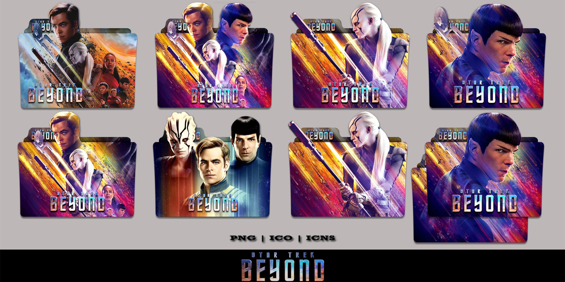 Star Trek Beyond (2016) Folder Icon Pack by Bl4CKSL4YER on DeviantArt