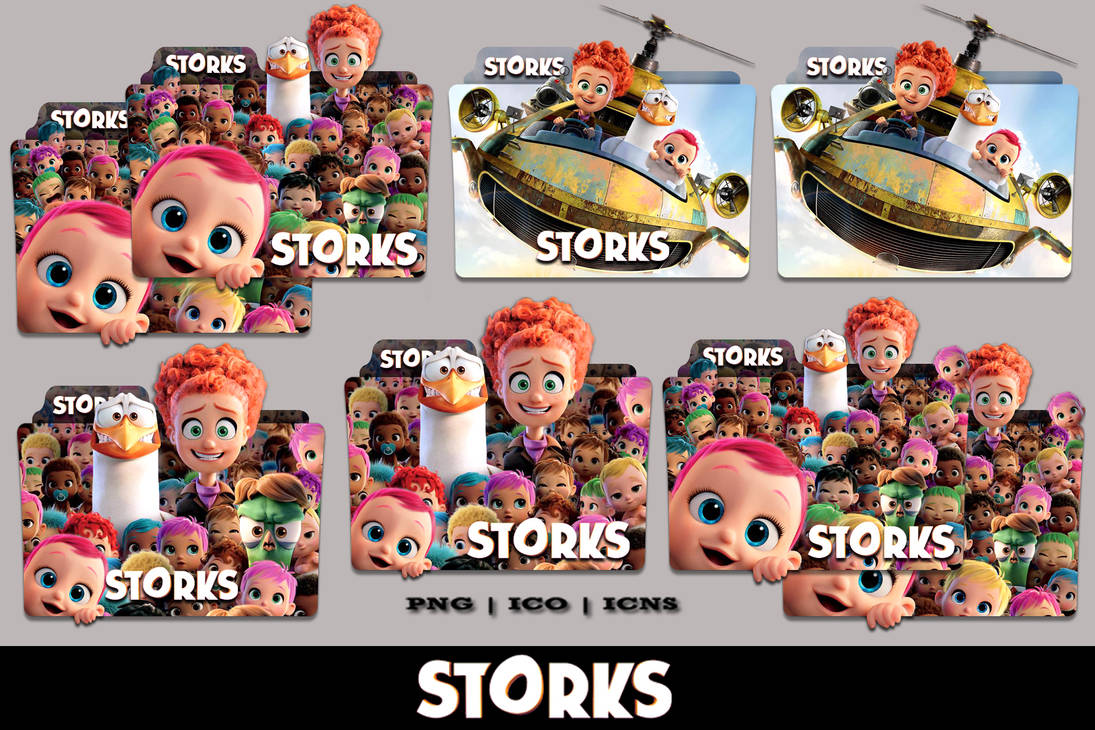 Storks (2016) Folder Icon Pack by Bl4CKSL4YER on DeviantArt