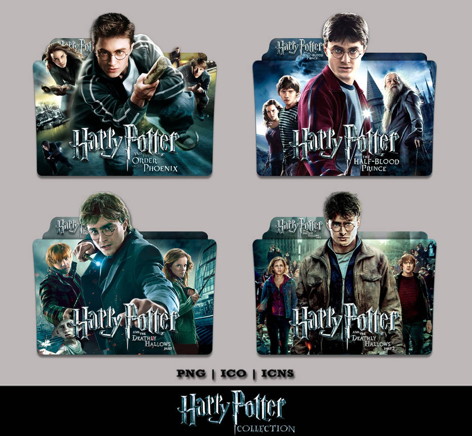 Harry Potter 5 7 2 Collection Folder Icon Pack 2 By Bl4cksl4yer On Deviantart