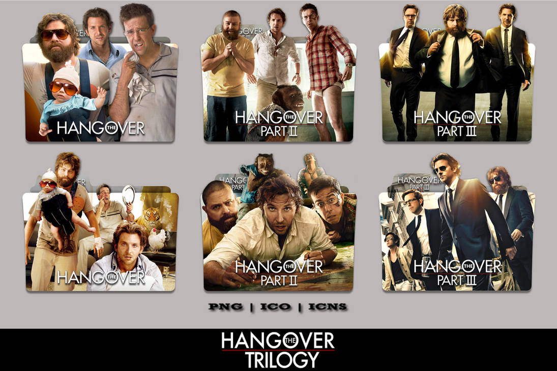 The Hangover Trilogy Collection Folder Icon Pack by Bl4CKSL4YER on 