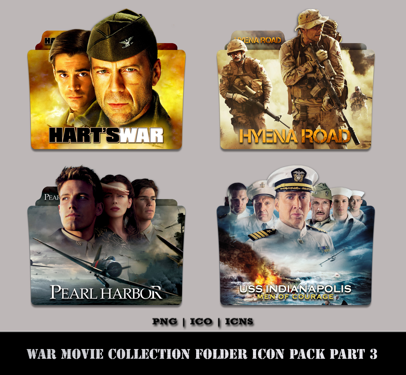 War Movie Collection Folder Icon Pack Part 3 by Bl4CKSL4YER on