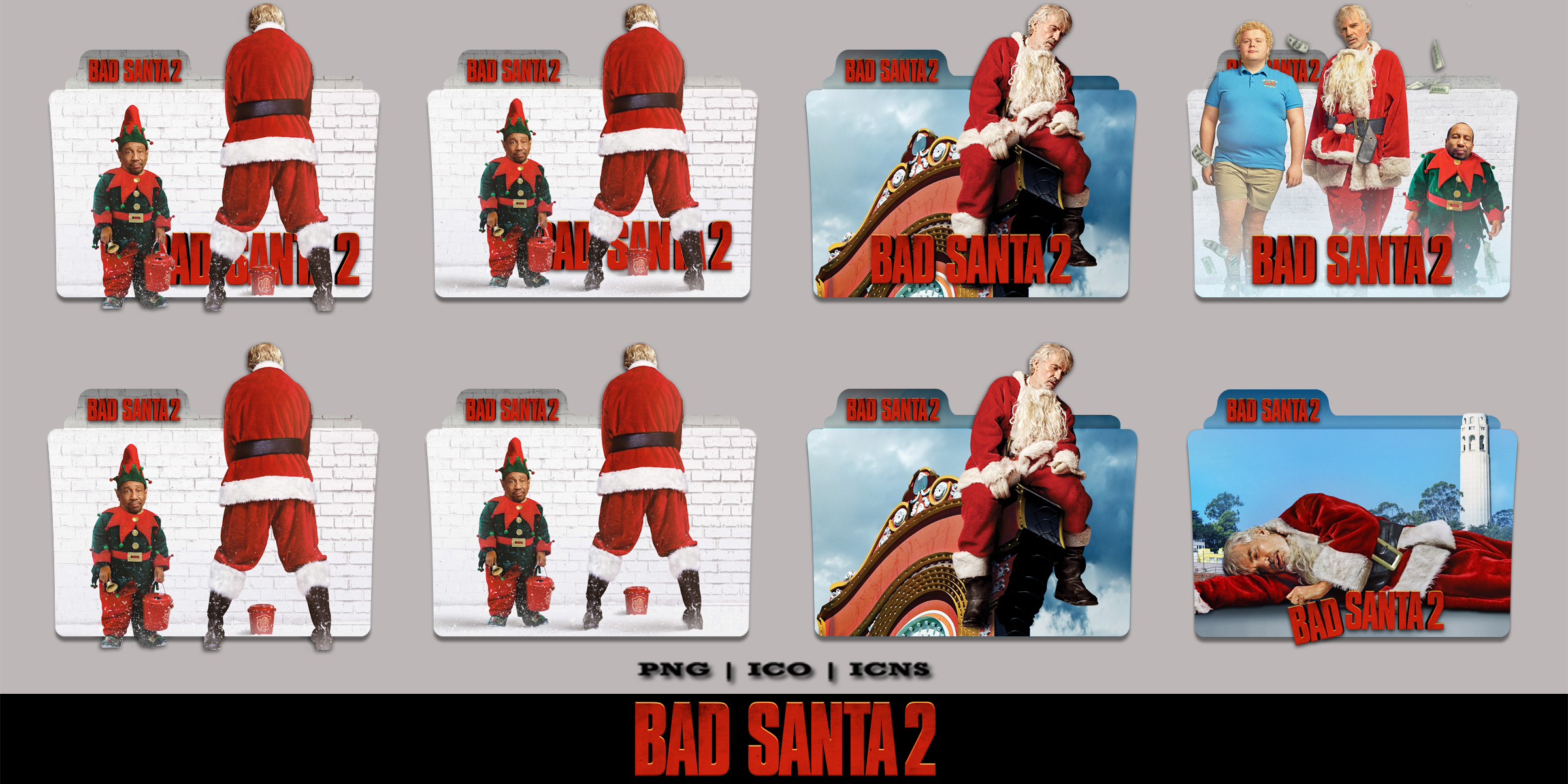 Bad Santa 2 (2016) Folder Icon Pack by Bl4CKSL4YER on DeviantArt