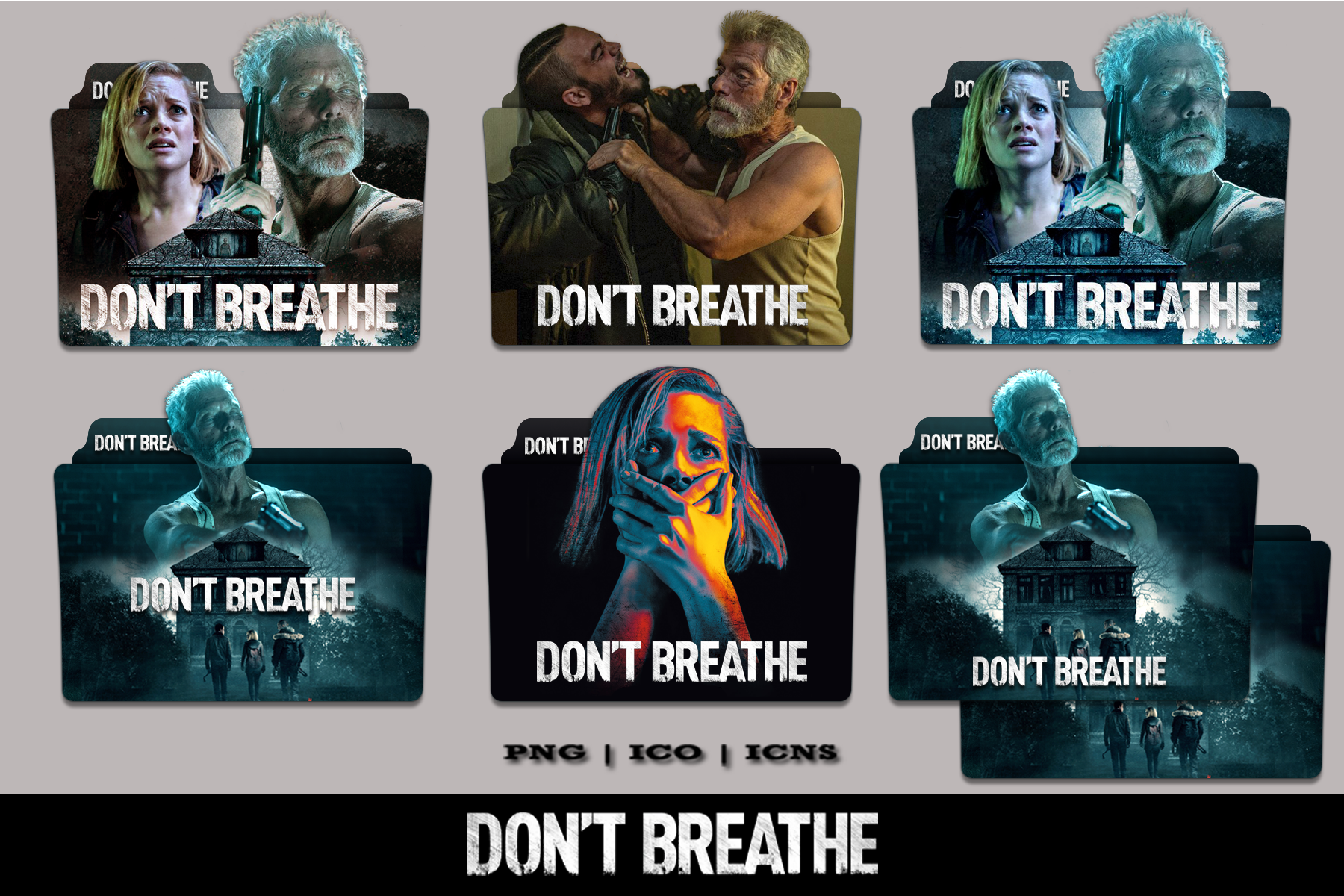 Don T Breathe 2016 Folder Icon Pack By Bl4cksl4yer On Deviantart.
