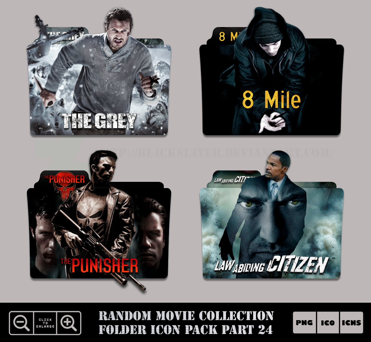 Random Movie Collection Folder Icon Pack Part 24