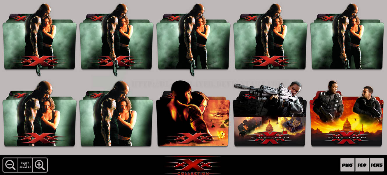 xXx Double Movie Collection Folder Icon Pack by Bl4CKSL4YER on DeviantArt
