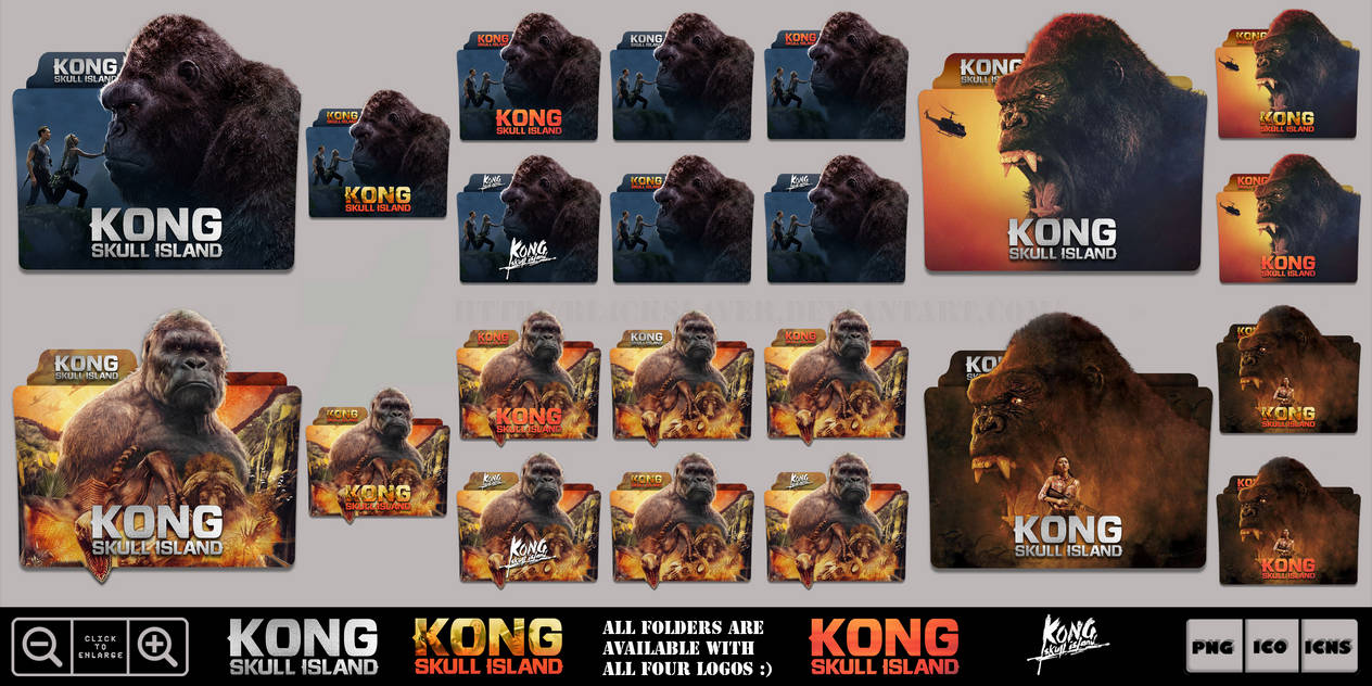 Kong Skull Island (2017) Folder Icon Pack by Bl4CKSL4YER on DeviantArt