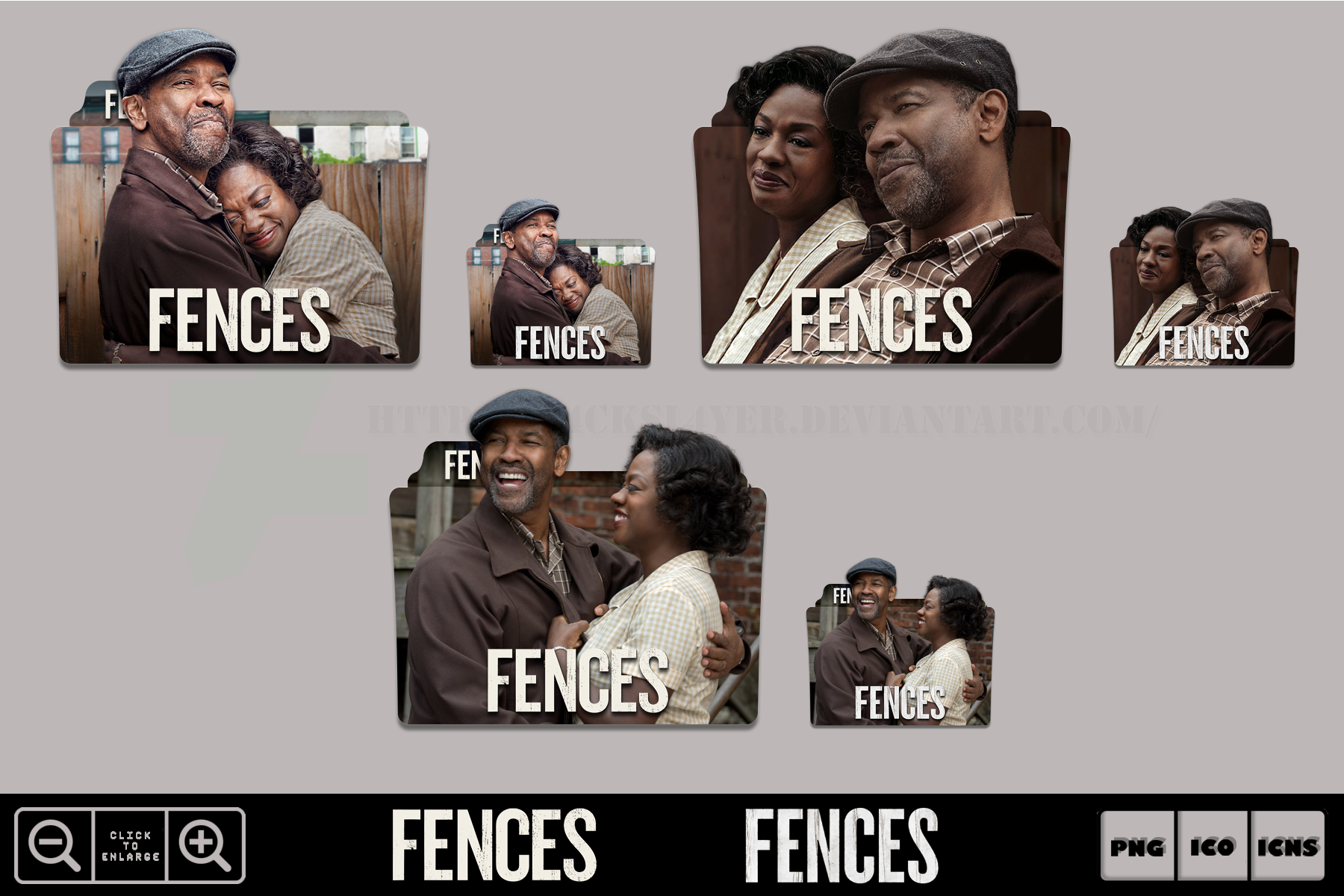 Fences (2016) Folder Icon Pack by Bl4CKSL4YER on DeviantArt