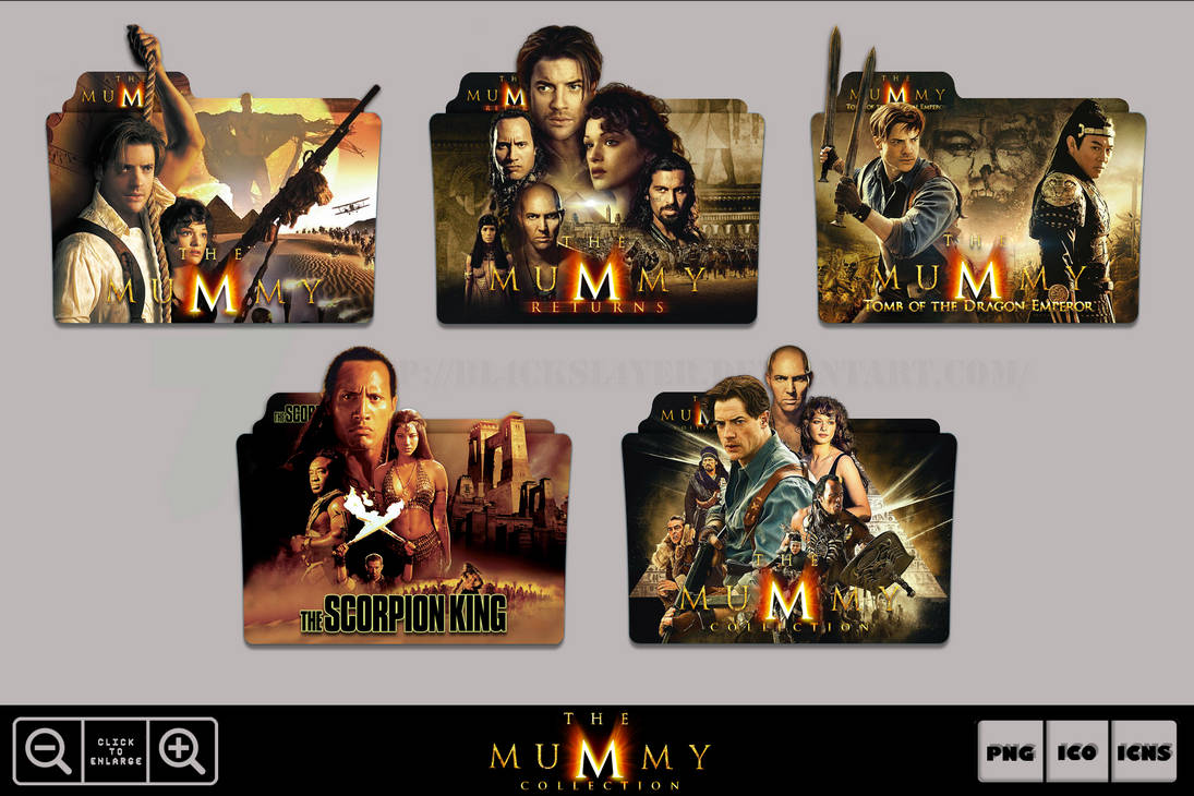 The Mummy Movie Collection Folder Icon Pack by Bl4CKSL4YER on DeviantArt